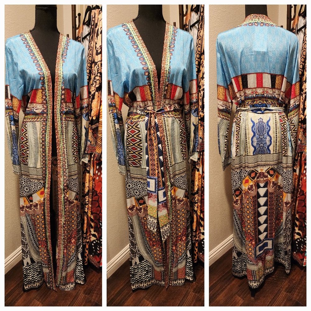 Kareena Dress-Duster-Robe NWT OSFM